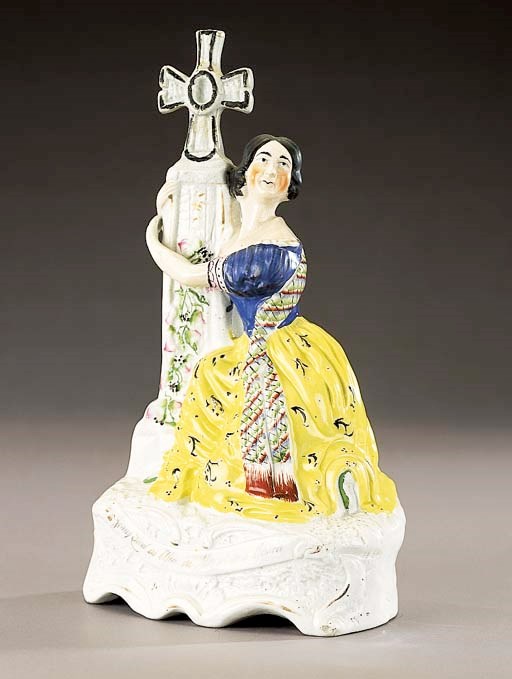 A figure of Jenny Lind as 'Alice' in Meyerbeer's Opera