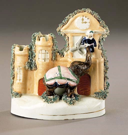 A spill vase of Mr. Hemming as 'Prince Almansor'