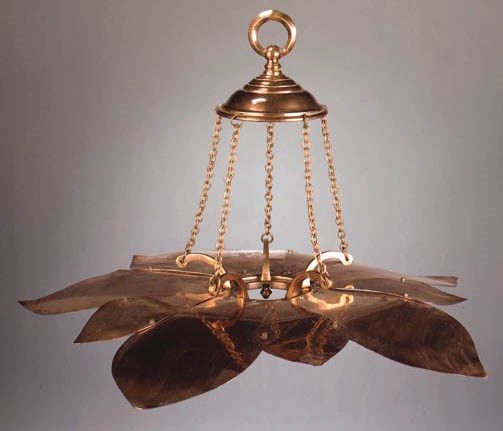 A W.A.S BENSON COPPER AND BRASS CEILING LIGHT SHADE
BY WILLIAM ARTHUR SMITH BENSON, CIRCA 1895