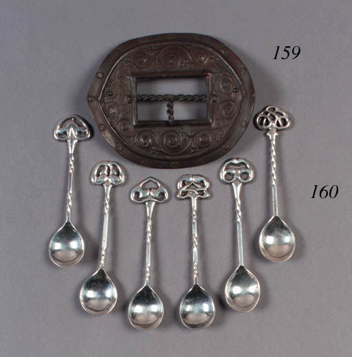 SIX KESWICK SCHOOL OF INDUSTRIAL ART SILVER SPOONS