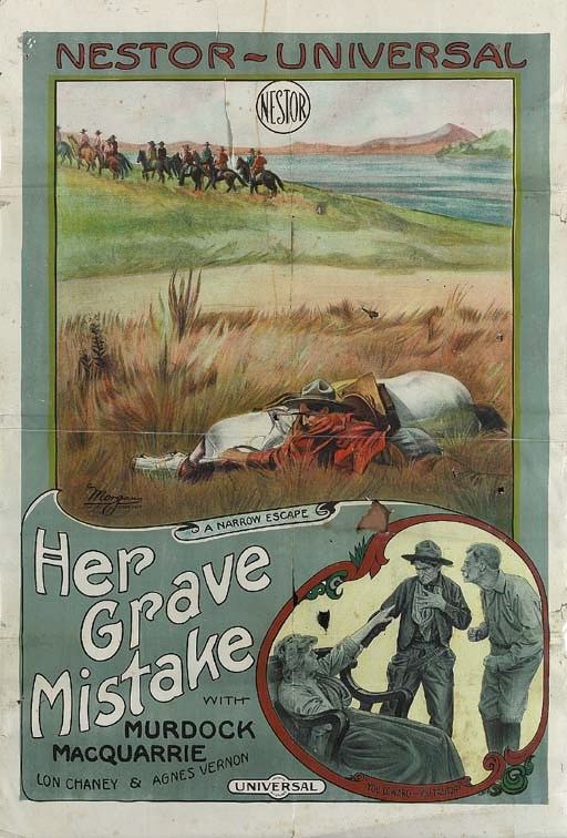 HER GRAVE MISTAKE, NESTOR-UNIVERSAL, 1914