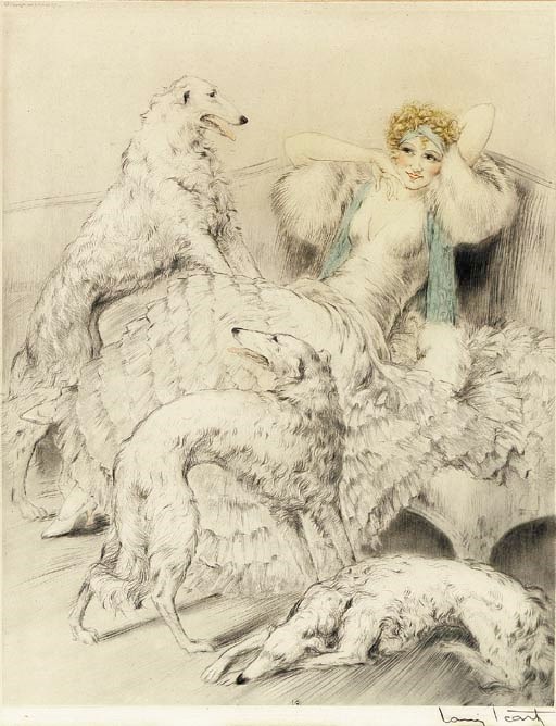 'SYMPHONY IN WHITE', AN ETCHING AND DRYPOINT IN COLORS