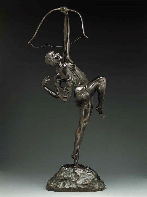 'DIANA', A BRONZE FIGURE