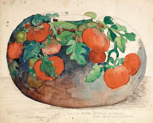 A WATERCOLOR OVER PENCIL MAQUETTE