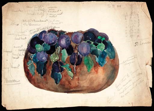 A WATERCOLOR OVER PENCIL MAQUETTE