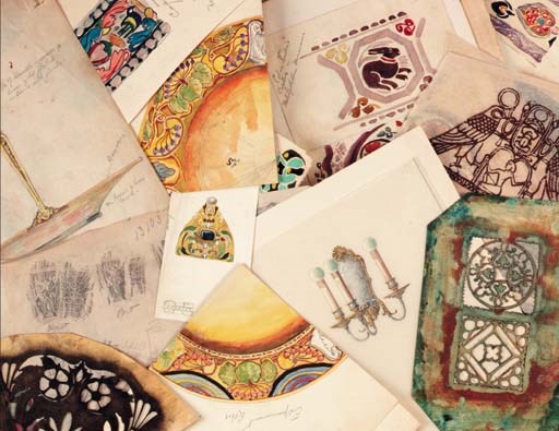 A GROUP OF WATERCOLORS AND GOUACHES