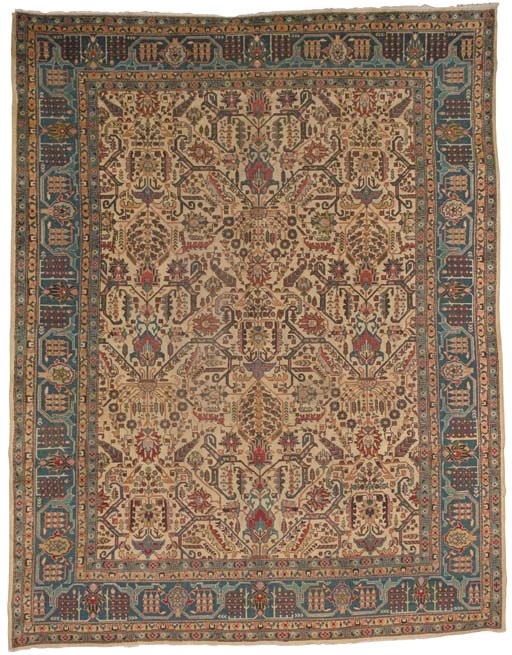 A fine Tabriz carpet