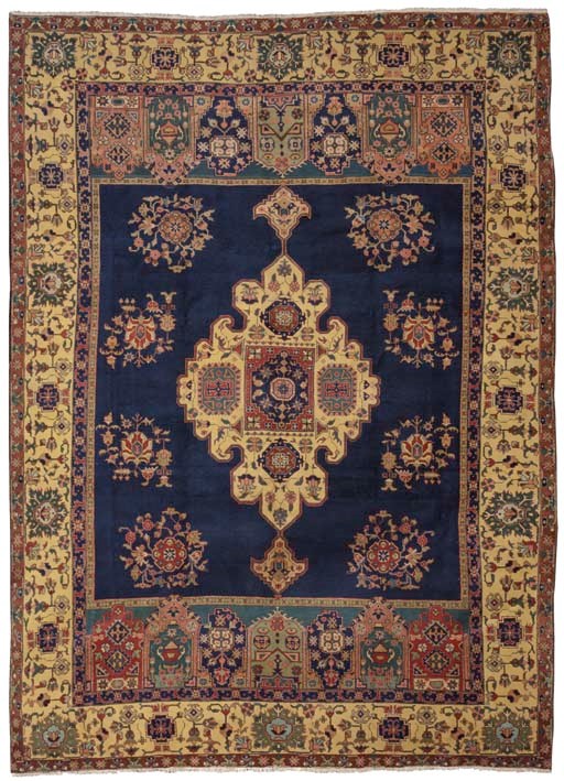 A fine Tabriz carpet
