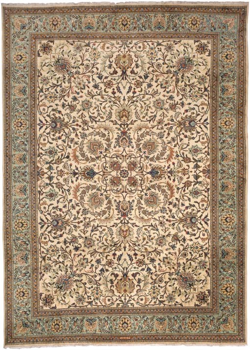 A Tabriz carpet
