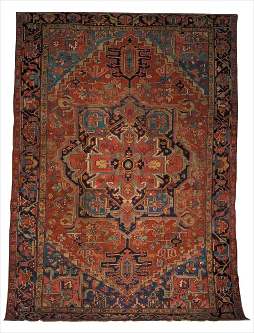 A Heriz carpet