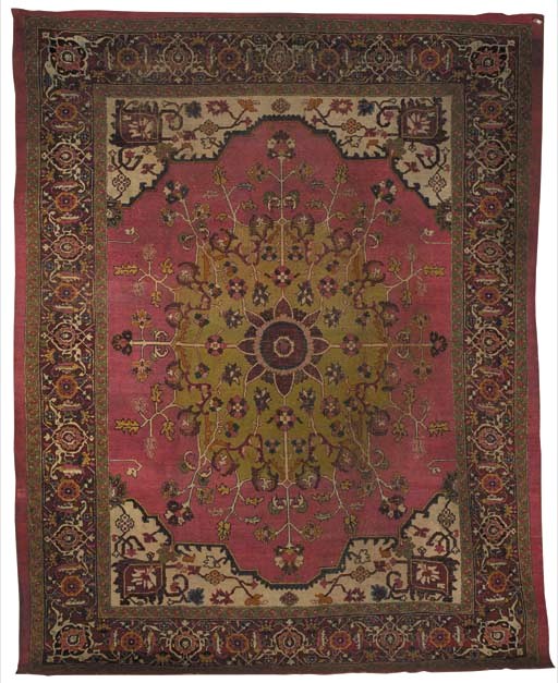 An antique Amritsar carpet