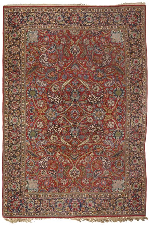 A fine Kashan carpet