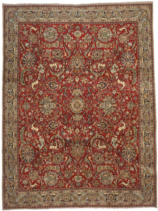 A fine Qum carpet