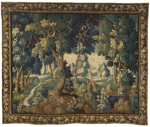 A Flemish verdure tapestry