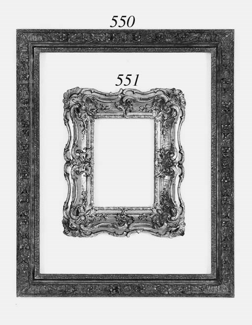 A Continental gilt composition frame in the Louis XIII style, 19th century