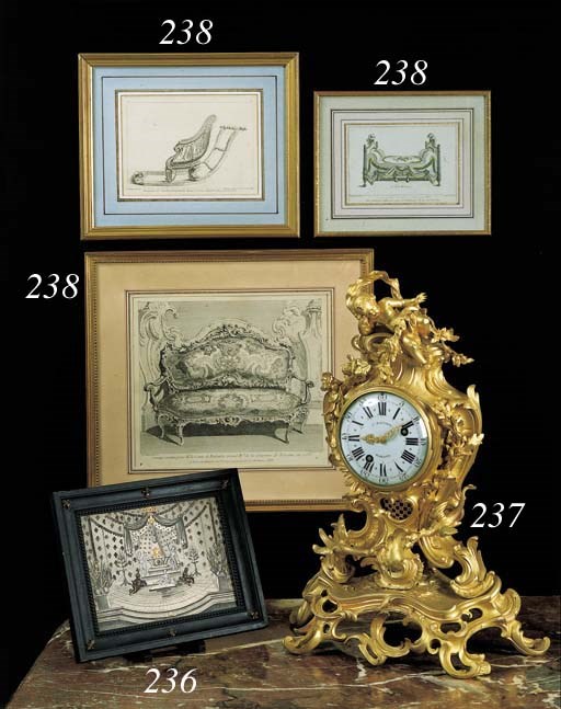 CARTEL DE STYLE LOUIS XV