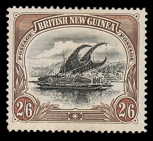 unused  -- medium to thick paper, watermark vertical 2/6d. black and brown unused with part original gum; thin spot and small tear at foot nevertheless a very presentable example of this rarity. B.P.A. Certificate (1998). S.G. 16, £3000. Photo