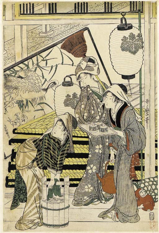 Kitagawa Utamaro (1754-1806)
Chobunsai Eishi (1756-1829)