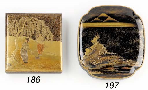 A Lacquer Writing Box (Suzuribako)