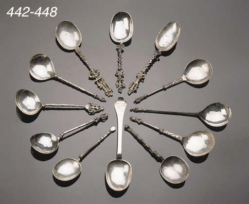 Two silver spoons