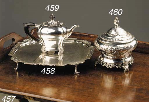 A Dutch silver teapot