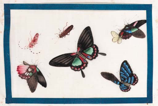 A Chinese ricepaper album
19th century