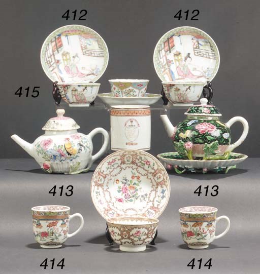 A Chinese export coffee cup
18th century