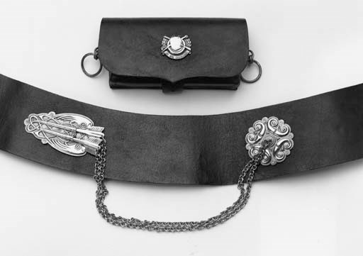 An Officer's Pouch and Shoulderbelt of the Irish Free State Cavalry Corps