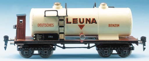 A  Märklin 18540L bogie 'Leuna' Tank Wagon with Brakeman's Hut