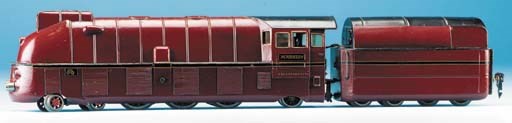 A Märklin 20 Volt electric SLH70/12920 Borsig Streamlined 4-6-2 (2' C 1') Locomotive and bogie Tender