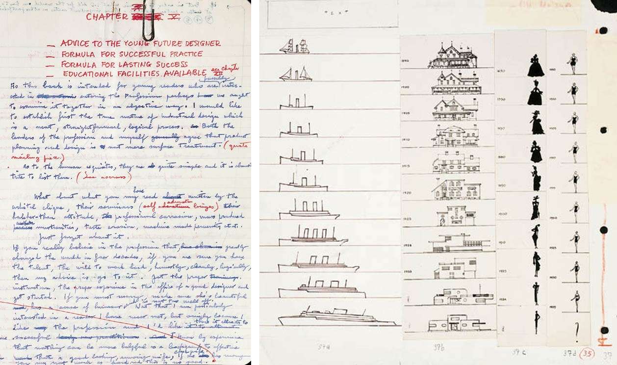 A GROUP OF FOUR NEVER LEAVE WELL ENOUGH ALONE BOOKS IN VARIOUS LANGUAGES AND TWO ALBUMS RELATING TO THE EVOLUTION OF TWENTIETH CENTURY DESIGN