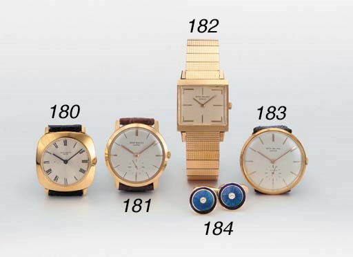 Patek Philippe. An 18K gold wristwatch with hidden lugs