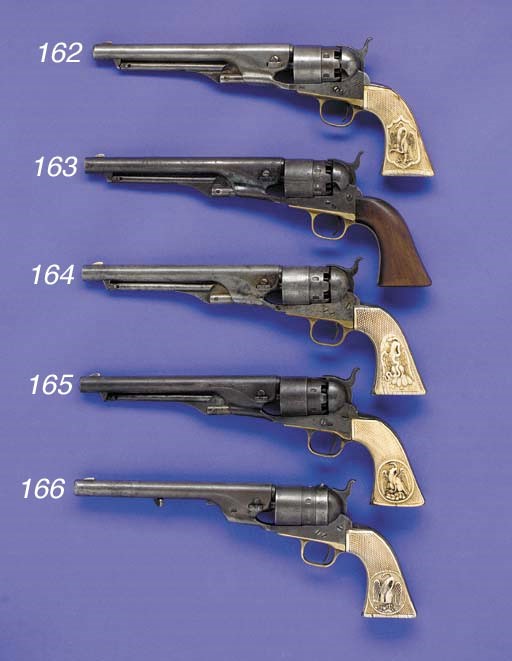 A .44 COLT MODEL 1860 ARMY REVOLVER, NO. 176796 FOR 1868