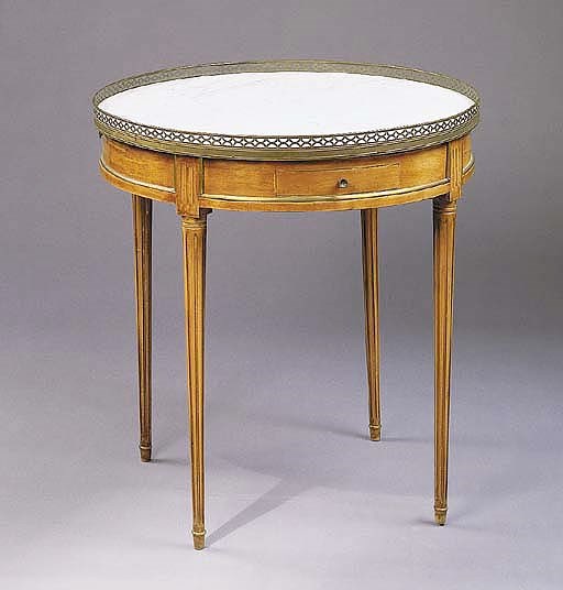 TABLE BOUILLOTTE DE STYLE LOUIS XVI