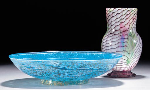 A Monart 'Paisley Shawl' bowl