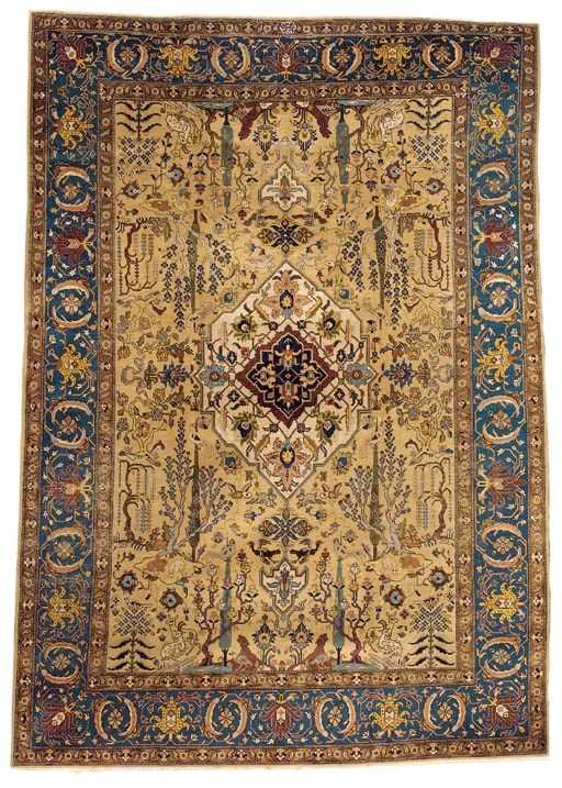 A Tabriz carpet