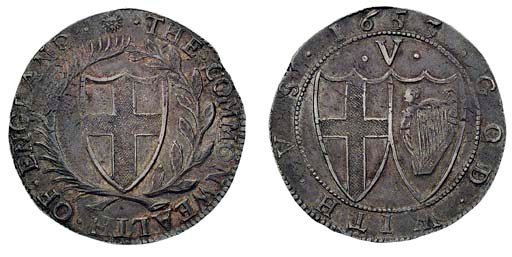 Crown, 1653 (ESC 6; S.3214), about extremely fine, some toning