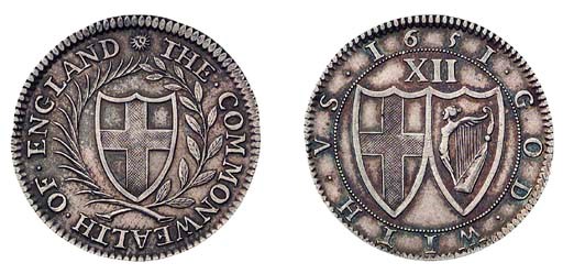 Pattern Shilling, 1651, by Blondeau (ESC 1002, R3), extremely fine with a most attractive tone, very rare thus