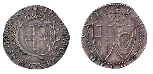 Sixpence, 1649 (ESC 1483, S; S.3219), struck on a rather small flan, otherwise toned, good very fine with a clear date