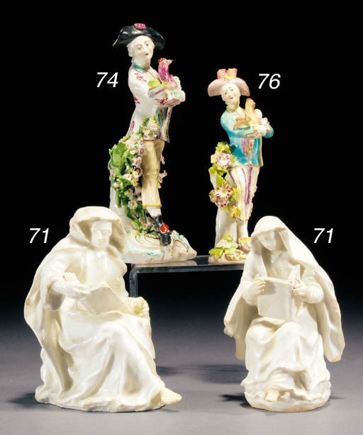 Two Bow figures of Nuns