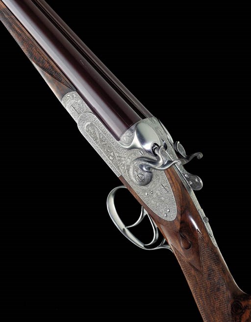 A FINE SABATTI-ENGRAVED 12-BORE (2¾IN) 'CASTORE' SELF-COCKING HAMMER EJECTOR GUN BY FAMARS, NO. 1112