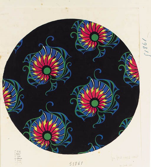 Five circular designs by R.Gattiker - 1921
See Illustration 	 (5)