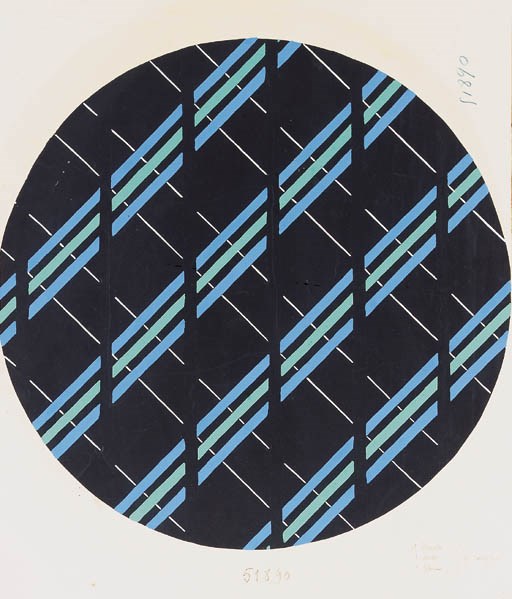 Nineteen circular designs by R.Gattiker, and a rectangular version of one - 1921
See Illustration 	 (20)