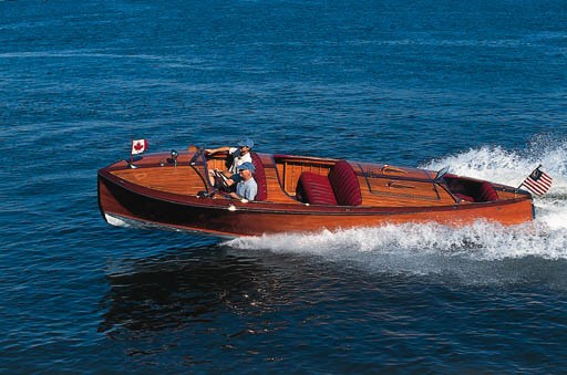 1936 SEABIRD "TRIPLE COCKPIT" MOTOR LAUNCH SPEEDBOAT