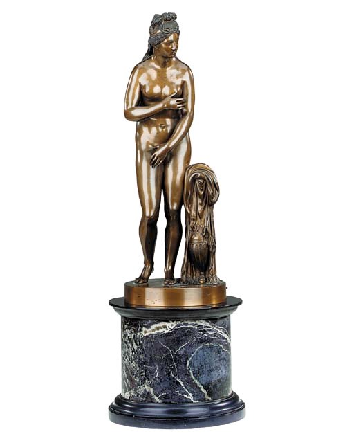 An Italian bronze model of the Capitoline Venus, mid 19th century