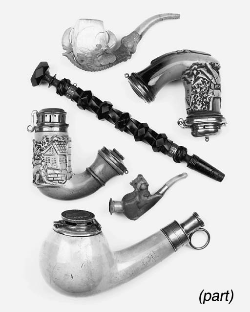 A collection of Meerschaum and other pipes and cigar holders, late 19th and early 20th century