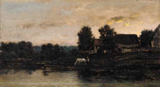 Attributed to Charles-Francois Daubigny (French, 1817-1878)
