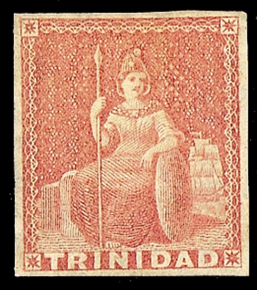 unused  (1d.) rose-red, good margins and colour, fine unused without gum. Rare. R.P.S. Certificate (1959). Sc. 6; S.G. 12, £1500. Photo