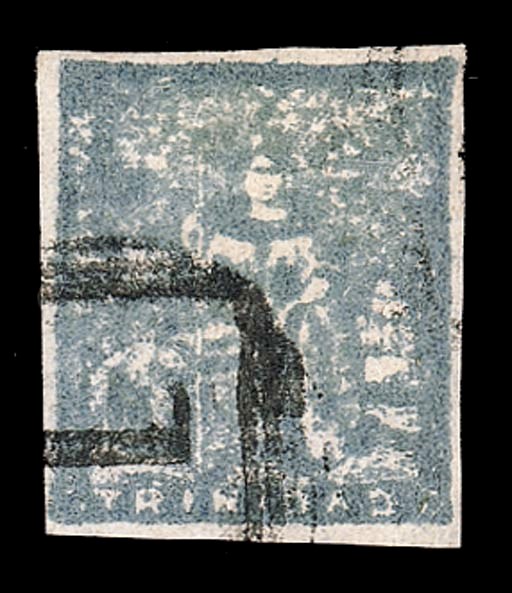 used  (1d.) bluish grey with good to large margins and cancelled "1", fine. R.P.S. Certificate (1959). S.G. 19, £400. Photo