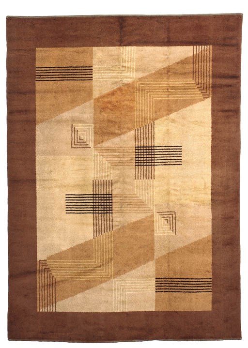 AN ART DECO RUG